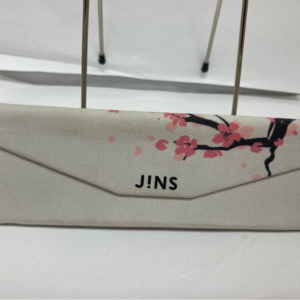 JINS Eyeglasses Case Salute To Japan Semi Hard Eyeglass Modern Case